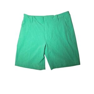 All In Motion Men's Golf Shorts Heather Kelly Green 4-way Stretch 32x8 NWT
